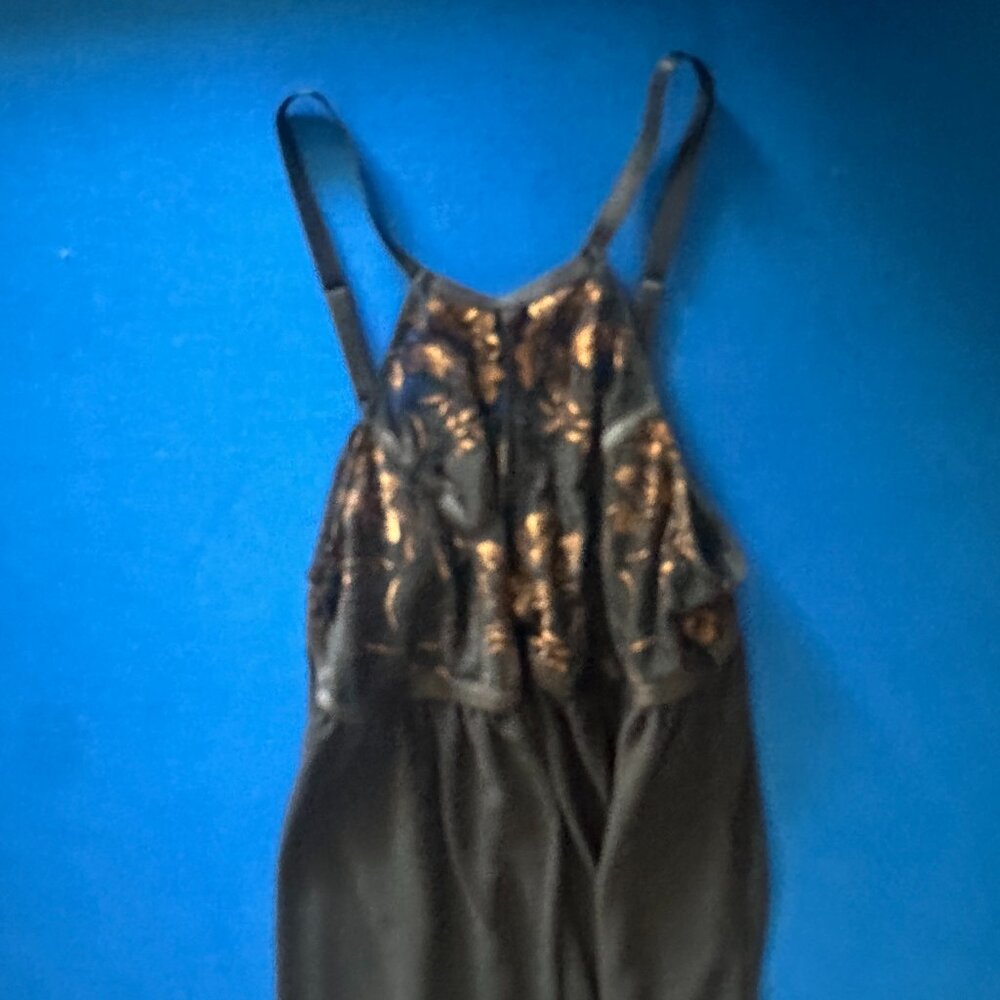 Sexy black and copper Torrid chemise, hot! Size 1!